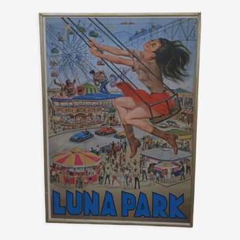 Affiche années 50 " Luna Park"