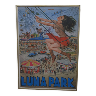 Affiche années 50 " Luna Park"