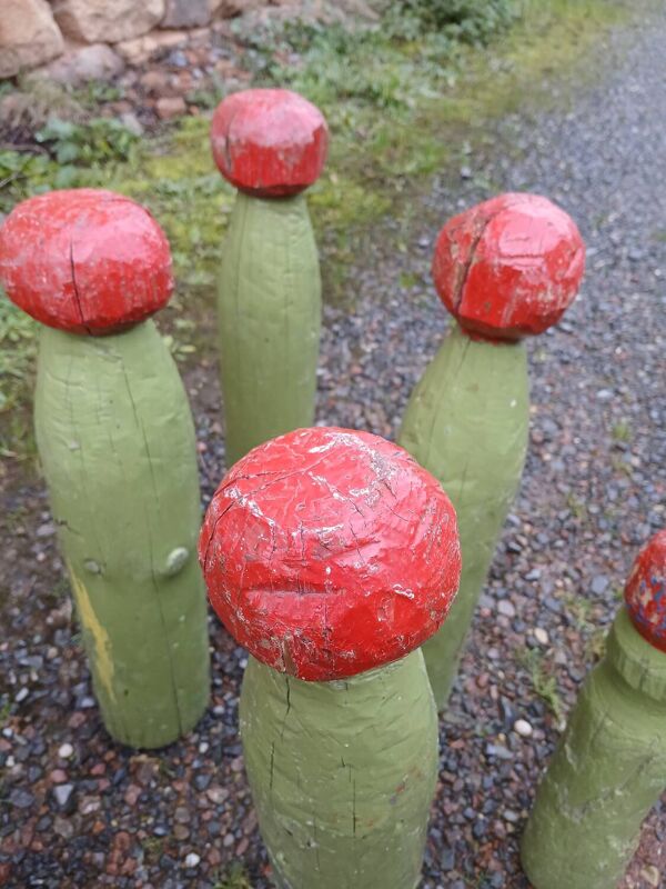 Jeu de quilles très ancien