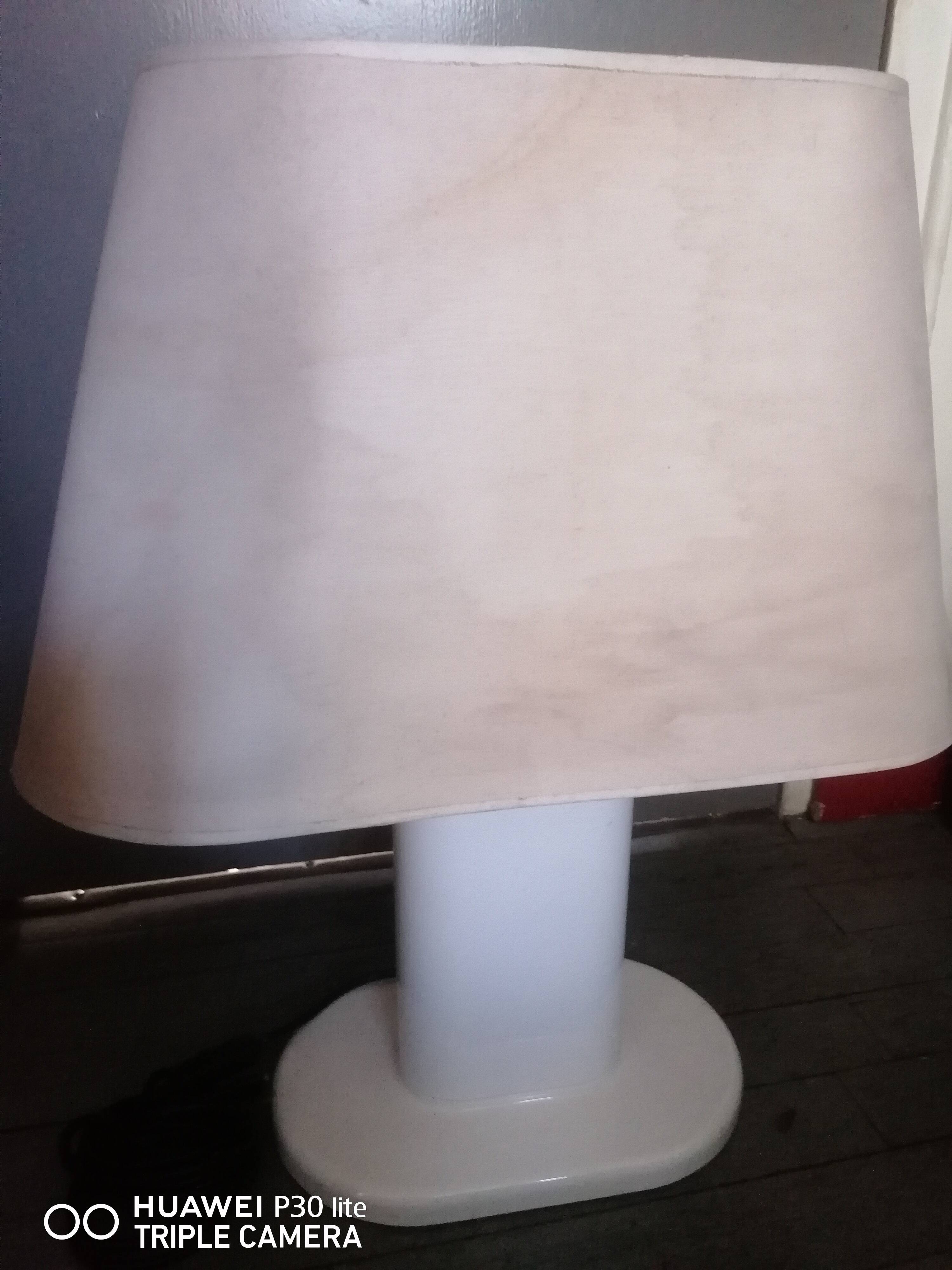 Post modernist table lamp by designer harvey guzzini 1970/80