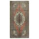 Vintage Turkish Oriental Rug. Ca 1960. One of a kind Handmade Tribal Rug. 100% Wool