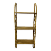 Vintage rattan shelf