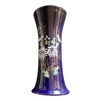 Ancient cobalt blue decorative vase