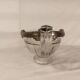Oval cup with Art Deco handles "Noémie" - Cristal Val St Lambert Belgium