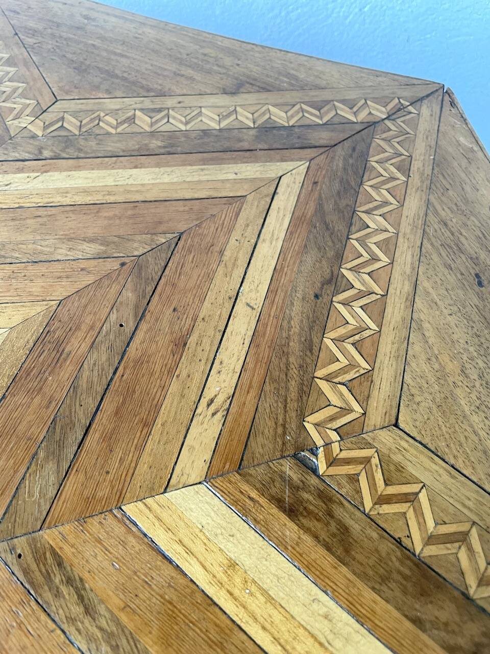 19th century inlaid side table