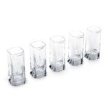 Vintage glasses by Cini Boeri for Arnolfo Di Cambio, 1970s, set of 5.