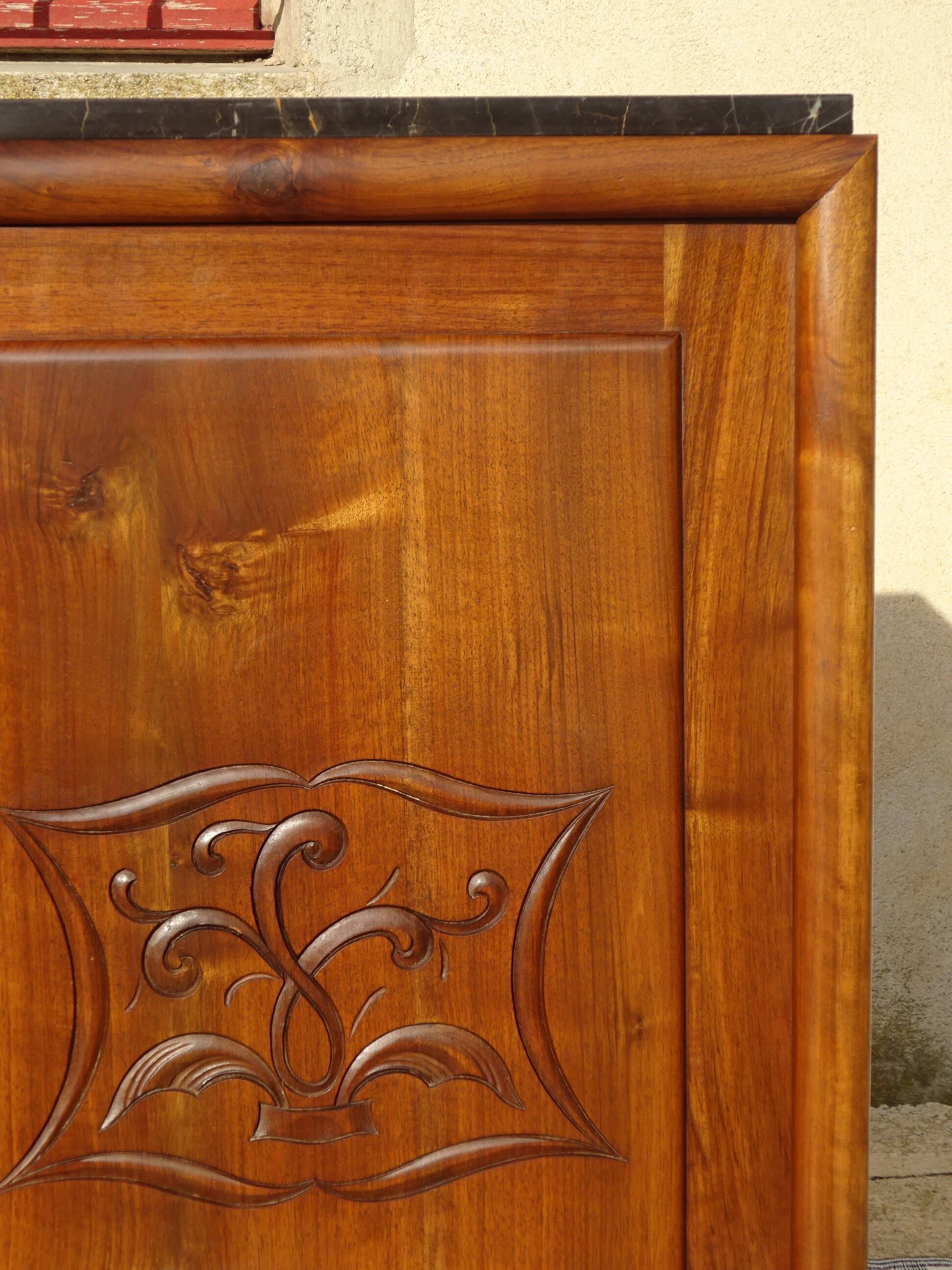 Art Deco walnut sideboard