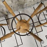 Set of 4 vintage 1970s bar stools