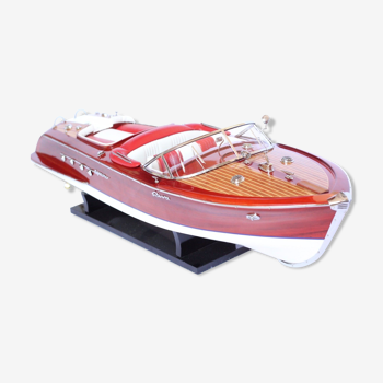 Model wooden boat Riva Aquarama 55 cm