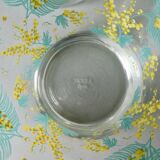 4 verres Geneviève Lethu, décor mimosa