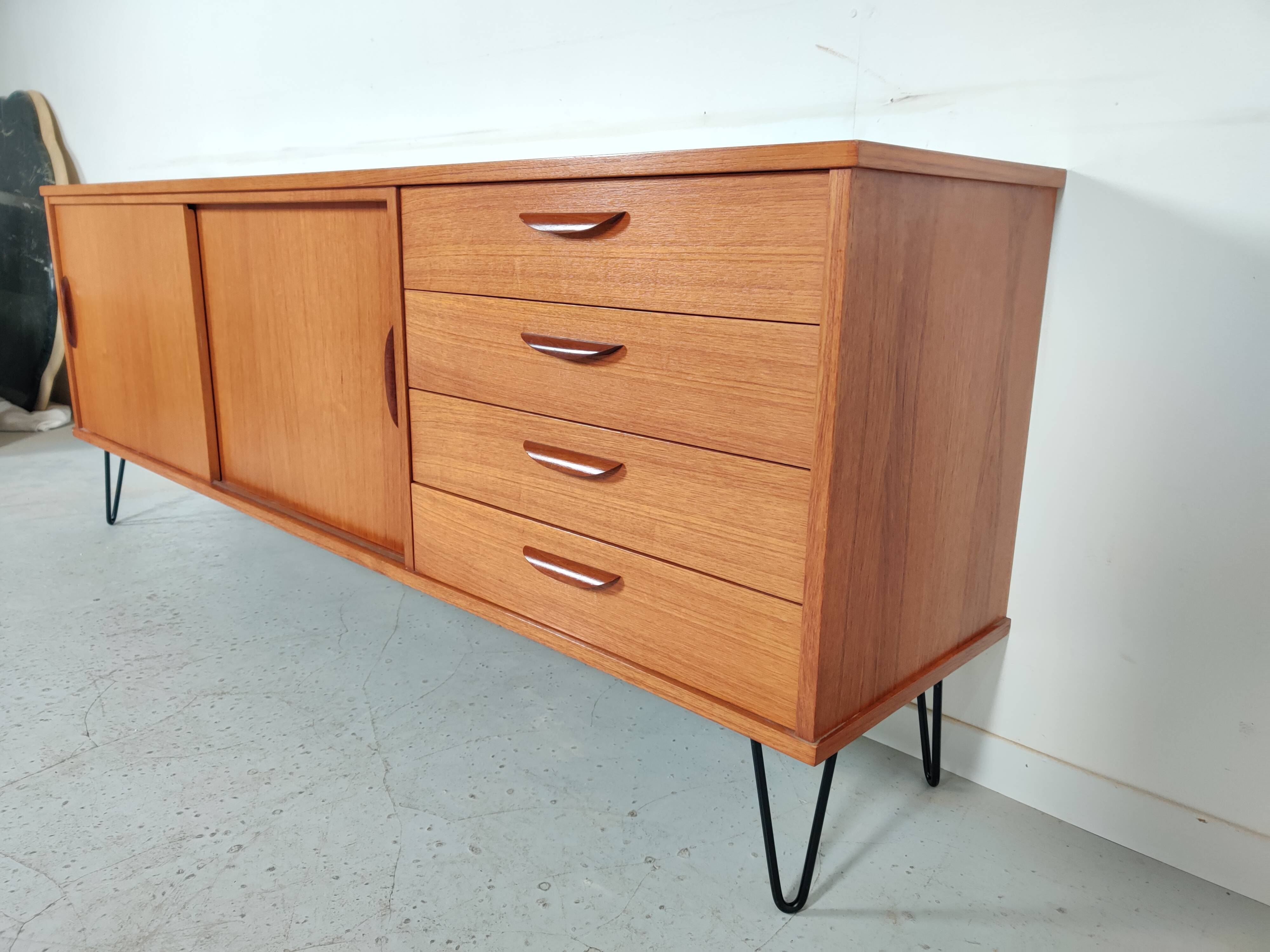 Scandinavian teak row, 60s