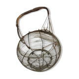 Wire salad spinner basket