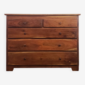 Solid rosewood chest of drawers