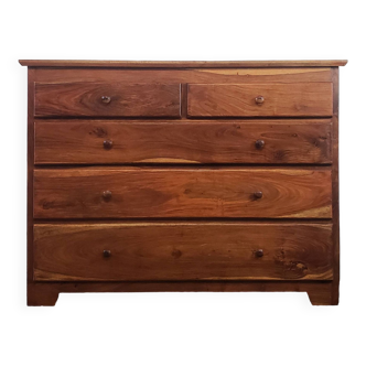 Solid rosewood chest of drawers