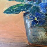 Acrylic on canvas still life bohemian countryside decoration small format