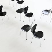 Chaises de salle à manger 'Butterfly' Arne Jacobsen 3107 Fritz Hansen Danemark 1967