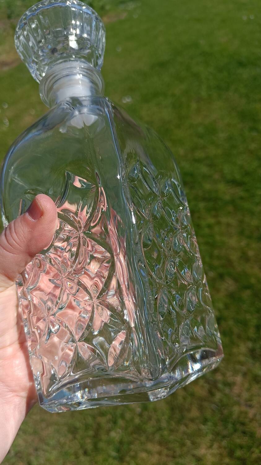 Vintage glass carafe