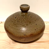 Pyrite sandstone vase