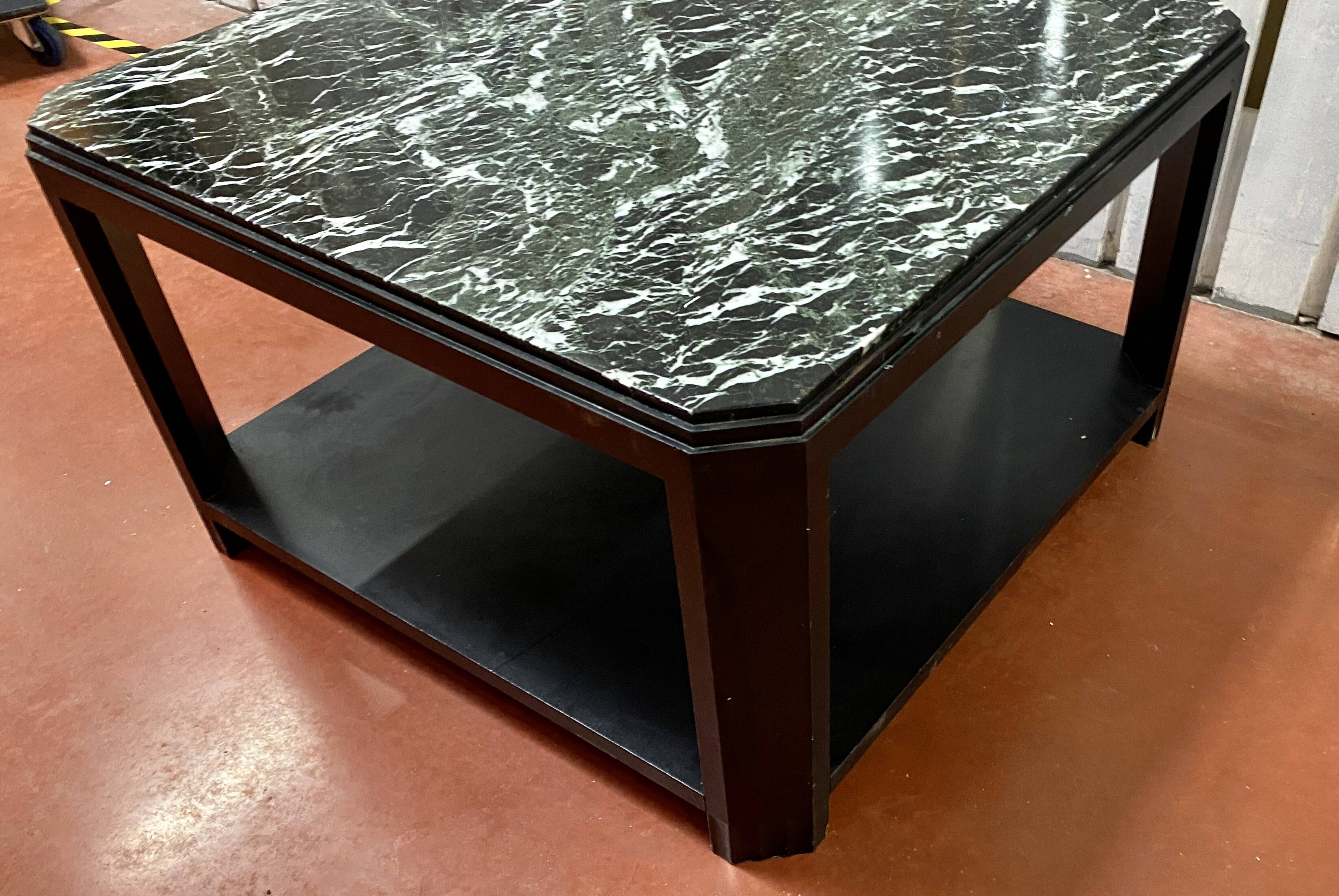 art deco marble coffee table