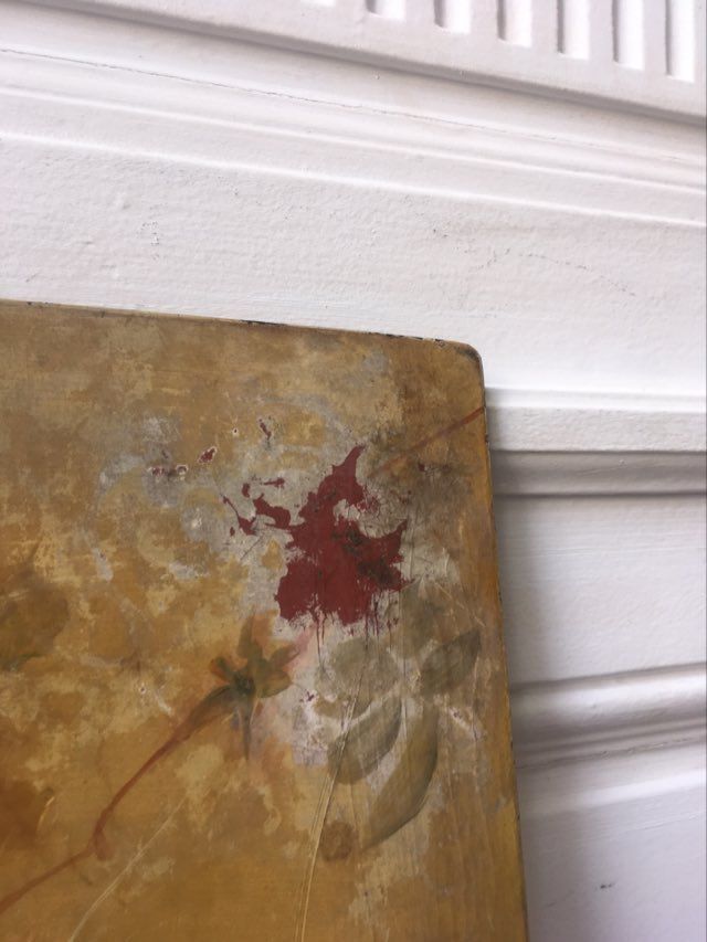 Ancient oil on rigid support