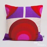 Geometric vintage 70's cushion