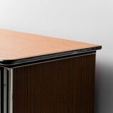Buffet en bois vintage moderne des années 1950