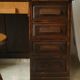 Vintage oak pedestal desk