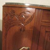 Art Deco sideboard from the 1930s/40s in solid oak