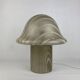 Large mushroom table lamp by Peill and Putzler in smoked glass XL 1970