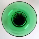 6 glasses Alsace wine pied torsade vert