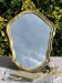 Miroir Vintage en Bois Doré Chantourné Style Louis XV