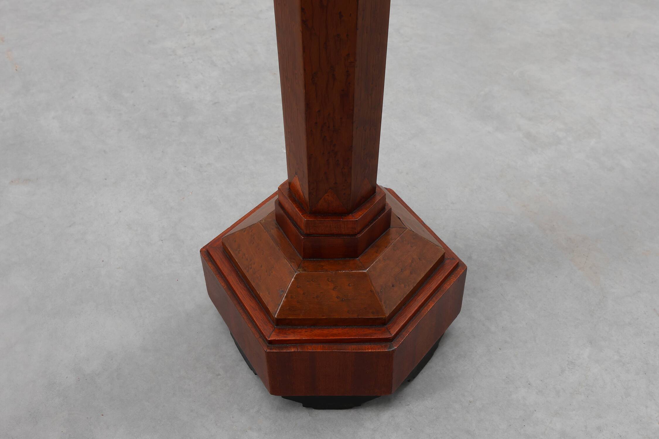 French Burl & Oak Art Deco Console, 1925