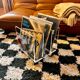 Marais International Plexiglas magazine rack