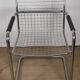 Pair of vintage chrome metal armchairs, 1970