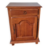 Cherry wood jam cabinet with key