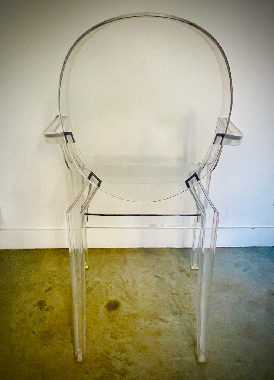 3 Louis Ghost armchairs by Philippe Starck