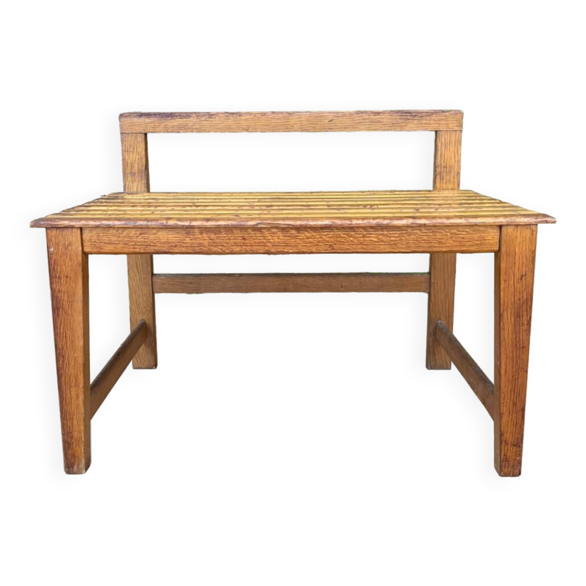 Small oak bench from the 50s