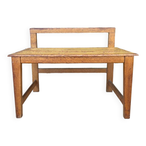 Petite banquette en chêne