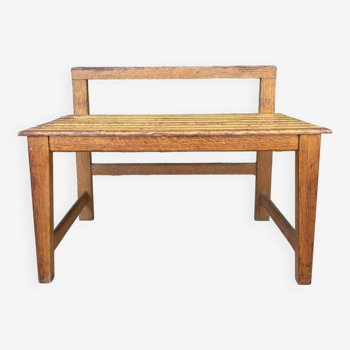 Small oak bench from the 50s