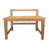 Small oak bench from the 50s