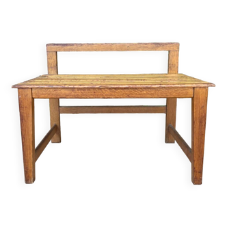 Small oak bench from the 50s