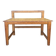 Petite banquette en chêne années 50
