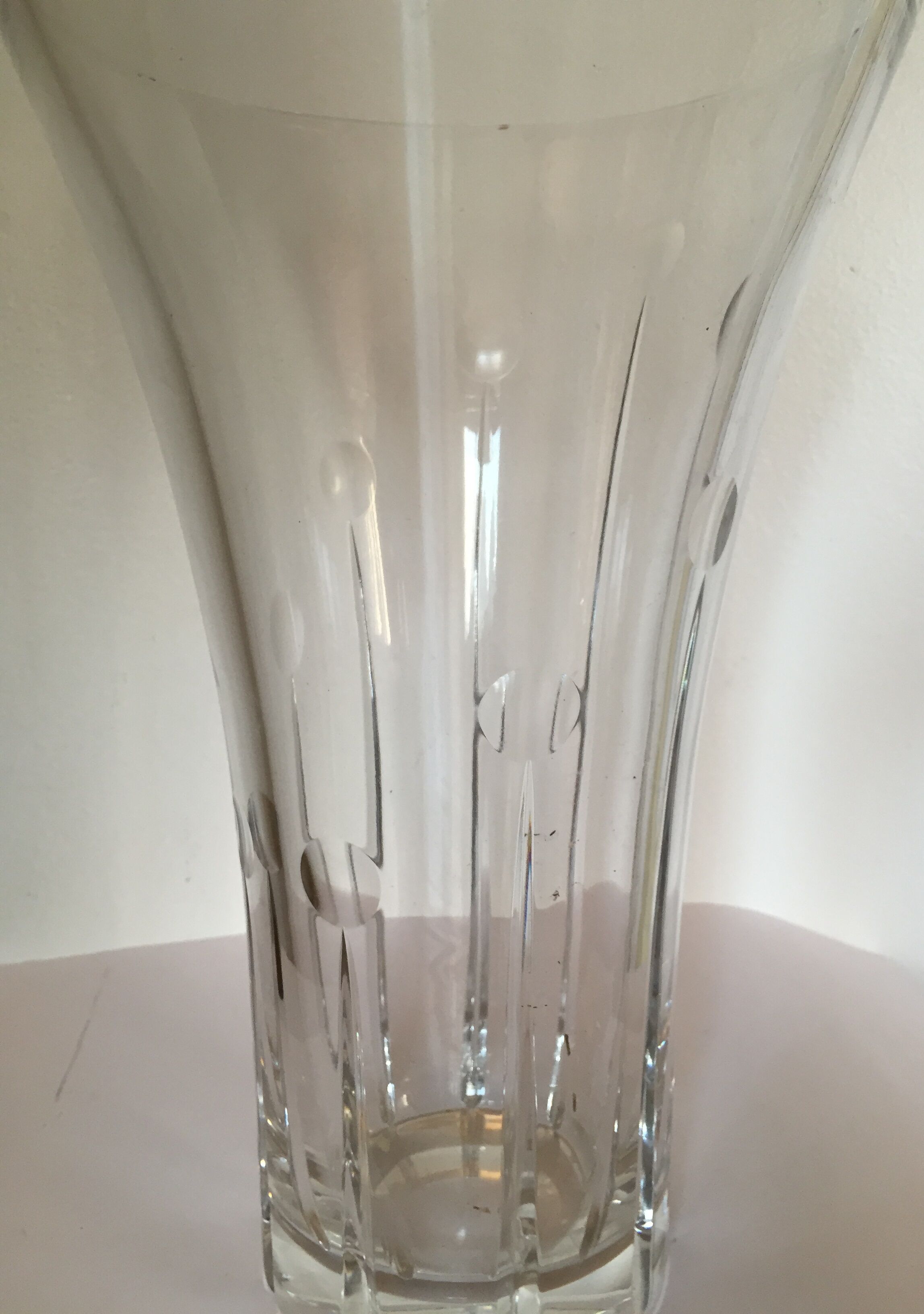 Crystal vase
