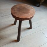 Wooden tripod stool
