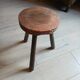 Wooden tripod stool