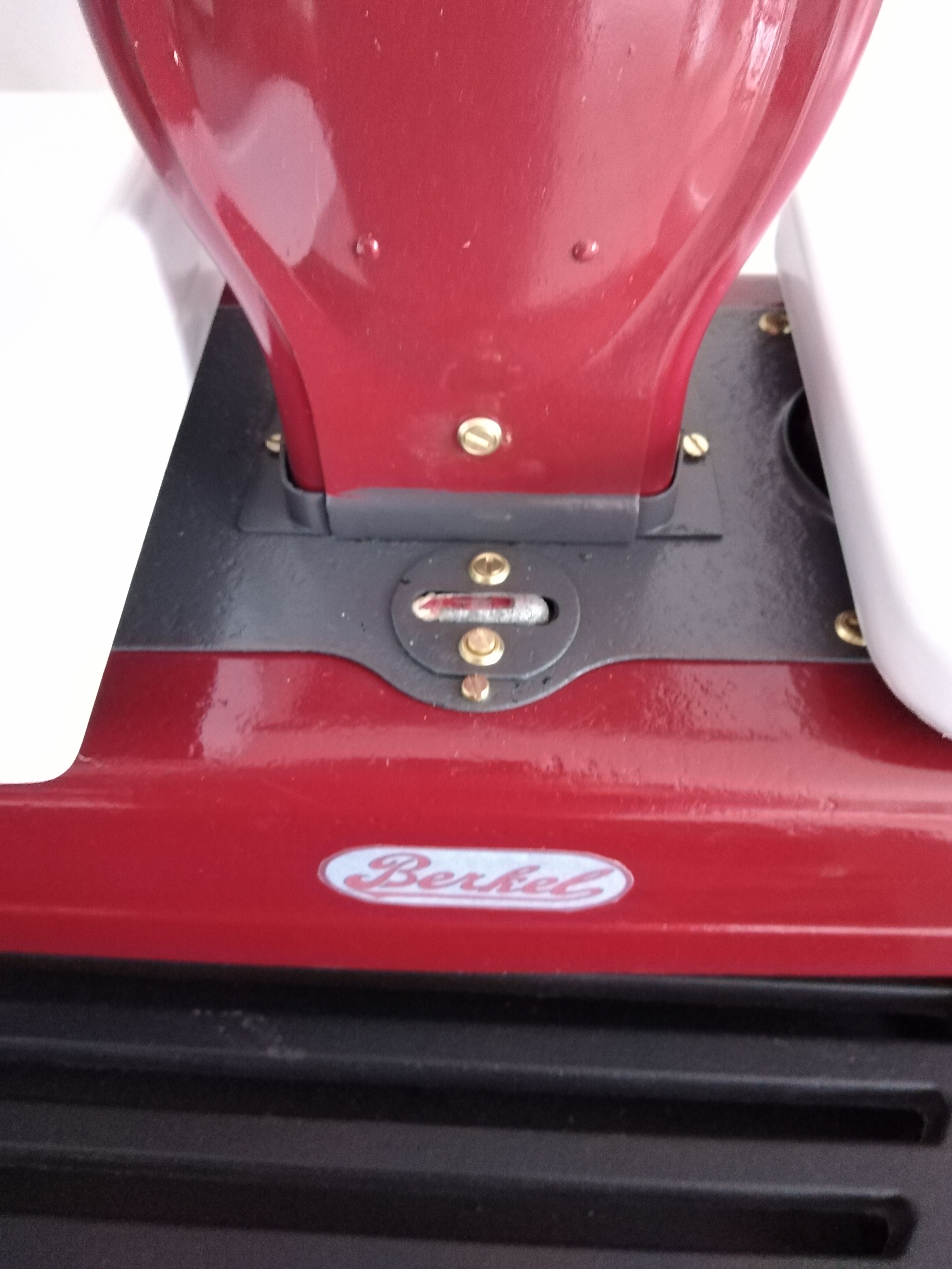 Old berkel berkel laquered purple red scale