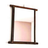 Small bamboo mirror 49 X 40 cm