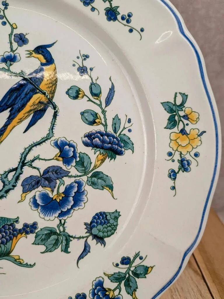 Villeroy & Boch Phoenix blue plate – birds