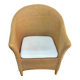 Fauteuil rotin Lloyd Loom 1980