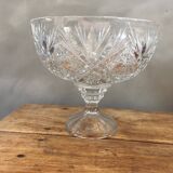 Coupe  en cristal ,fait main,ciselé .